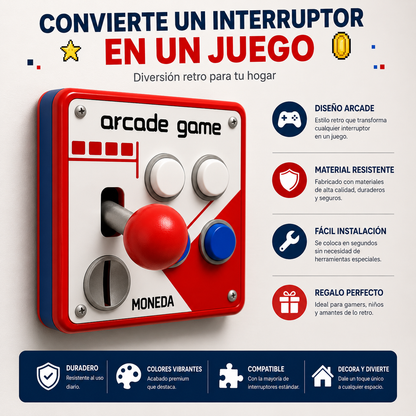Mini Arcade Interruptor Retro