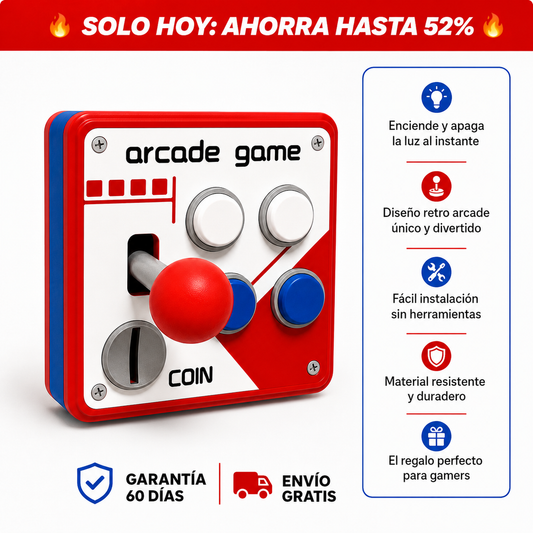 Mini Arcade Interruptor Retro